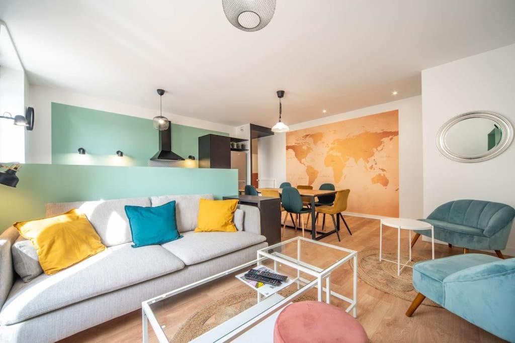 Macon Cozy / Appartement Central 100M² / 8 Pers Exterior foto